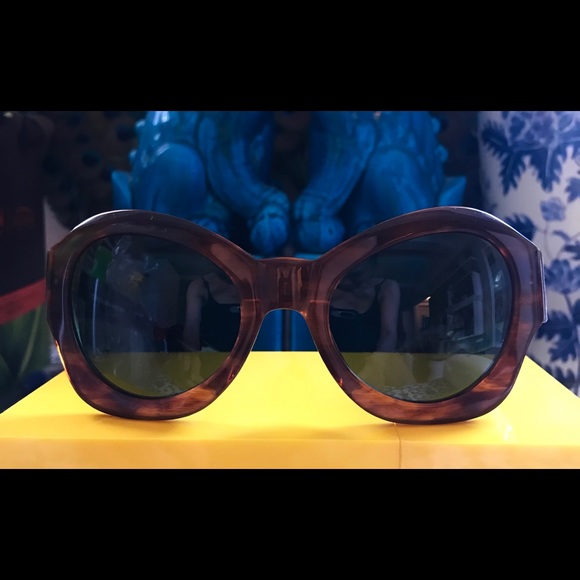 SOLD! Dries Van Noten Linda Farrow Sunglasses+Case - Picture 2 of 5